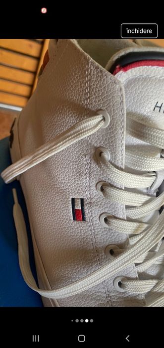 Adidasi Tommy Hilfiger originali din piele naturala 43