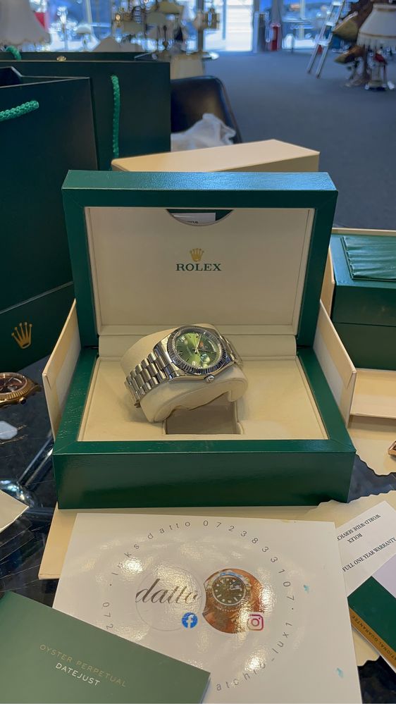 Rolex day-data 40 mm  green dial