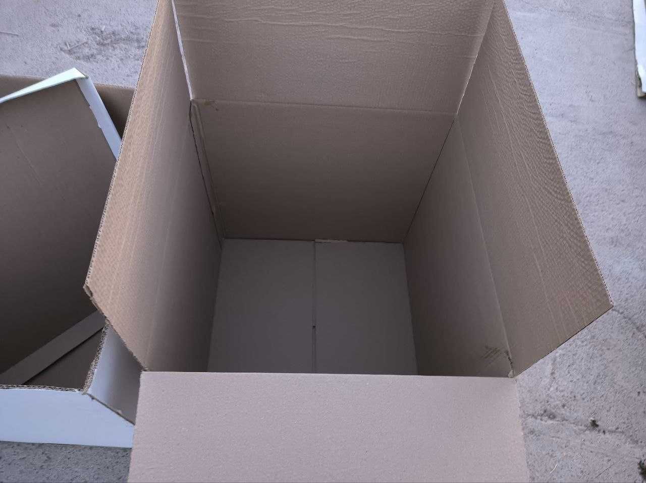 большая подарочная коробка 65х65х60 5слой белая- sovg'a qutisi oq