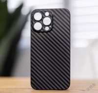 Husa Iphone 13/14/15/PRO/MAX Super Slim Carbon Stripe Neagra Black