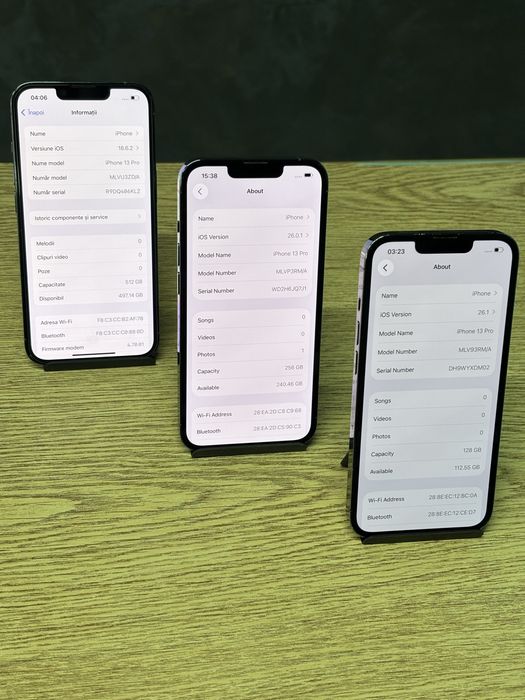 Iphone 13 Pro, memorie internă 128gb/256gb/512gb