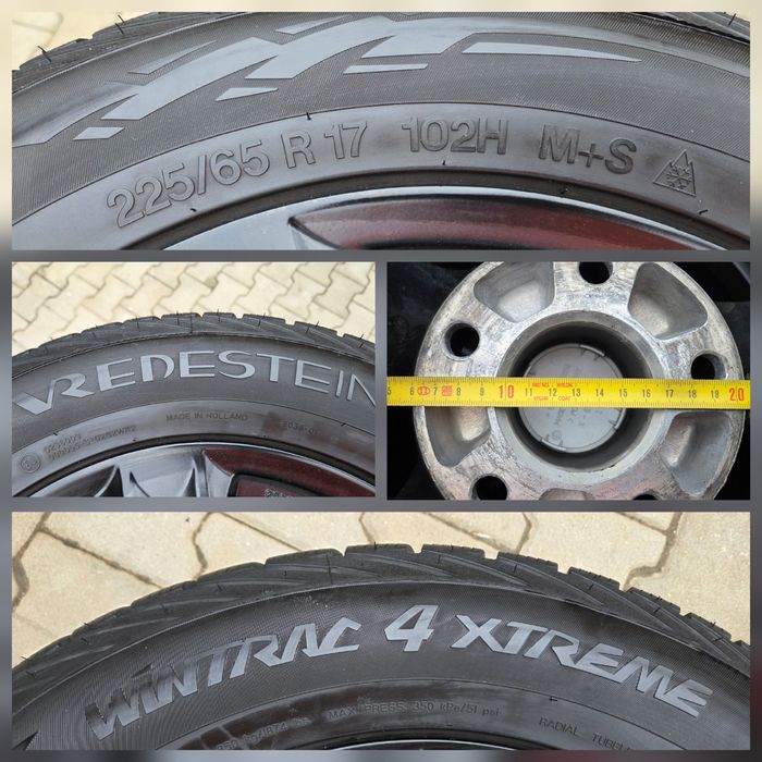 Anvelope iarna 225 65 R17 - jante 5×114,3 - Toyota Hyundai Duster/etc