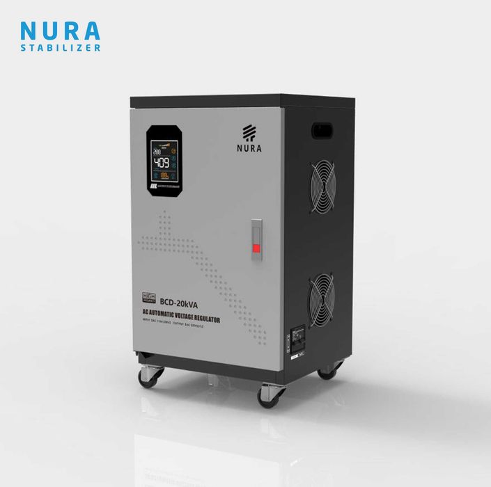 латорный стабилизатор NURA BCD-20KVA  | Naqd + Muddatli to‘lov