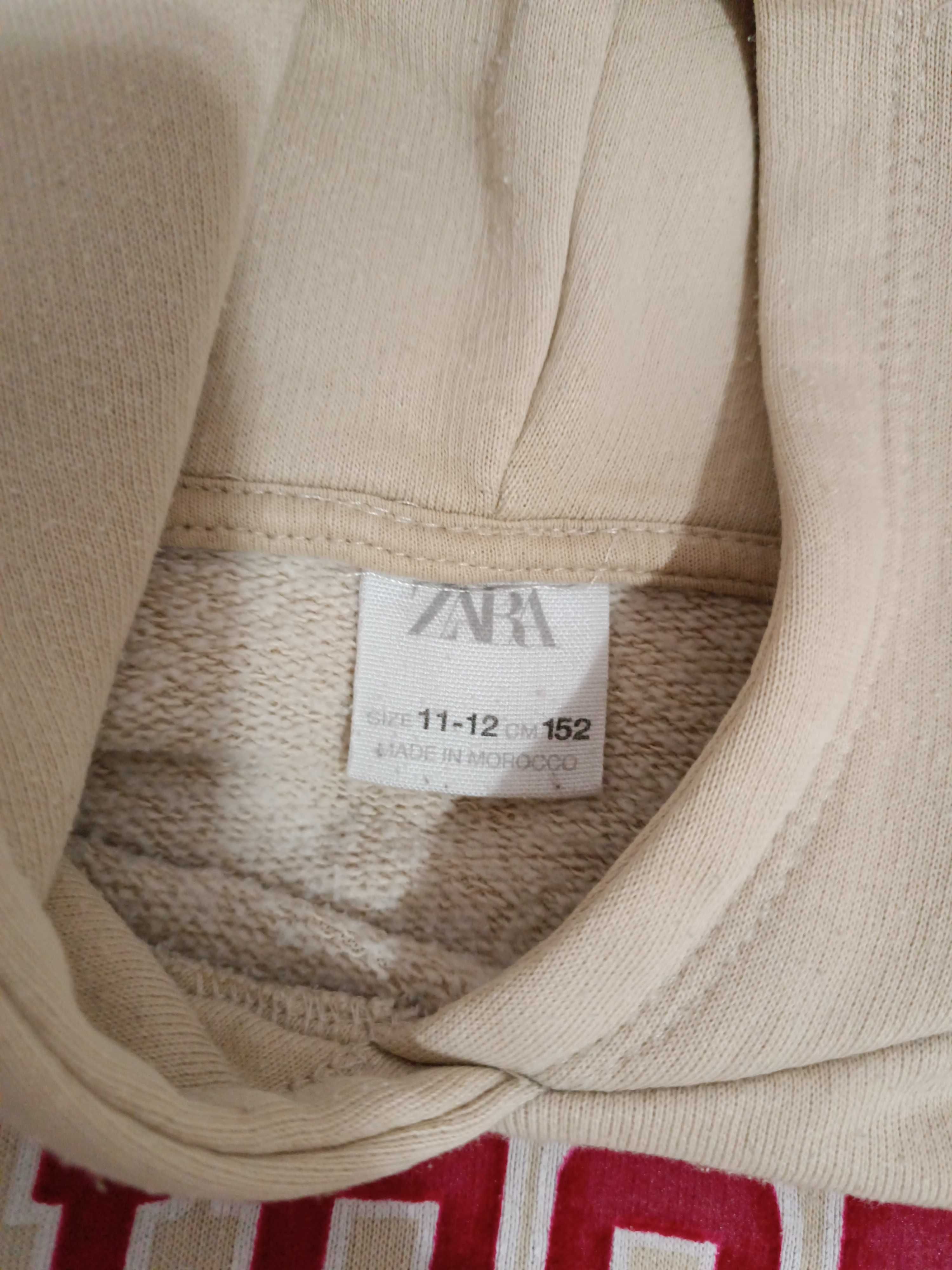 Пуловер с качулка Zara за момичета 10-12 години,