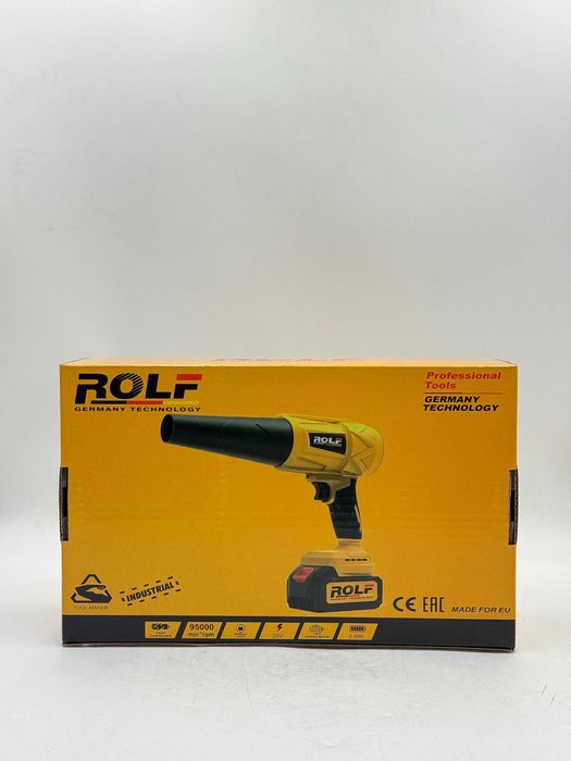 Аккумуляторная воздуходувка ROLF TOP-0003,  21 В, 95 000 об/мин