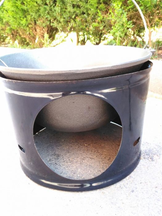 Ceaun fonta pura 7,2/129 lei+ trepied 40=169 lei (10,8L/16 L / 22L )