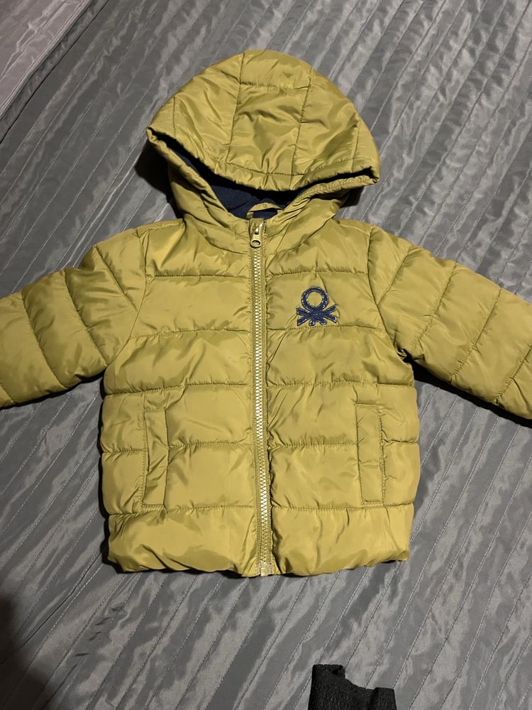 Яке Benetton /Ватиран комплект за момче