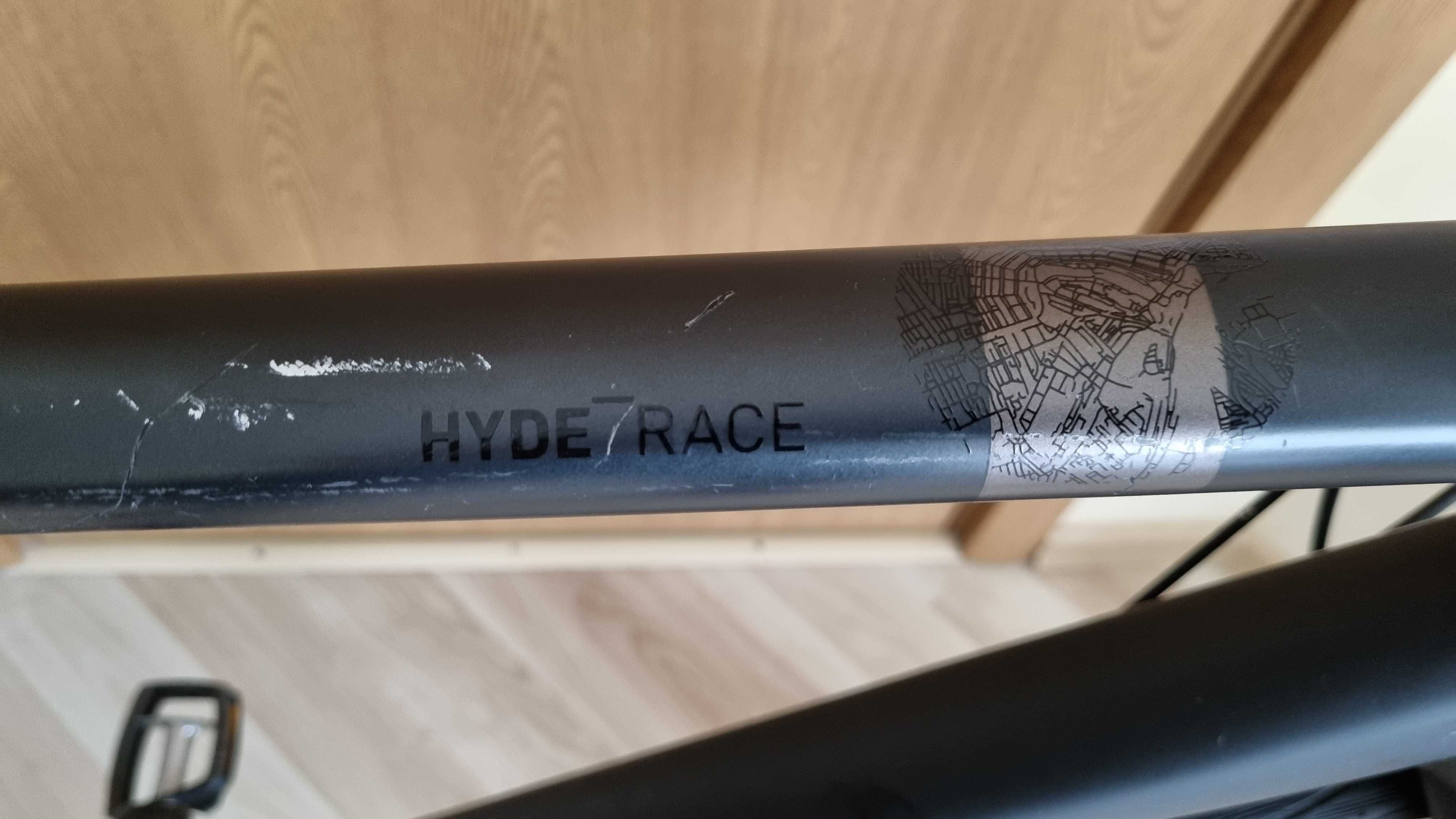 Градски велосипед с ремък Cube Hyde Race 2021, размер L
