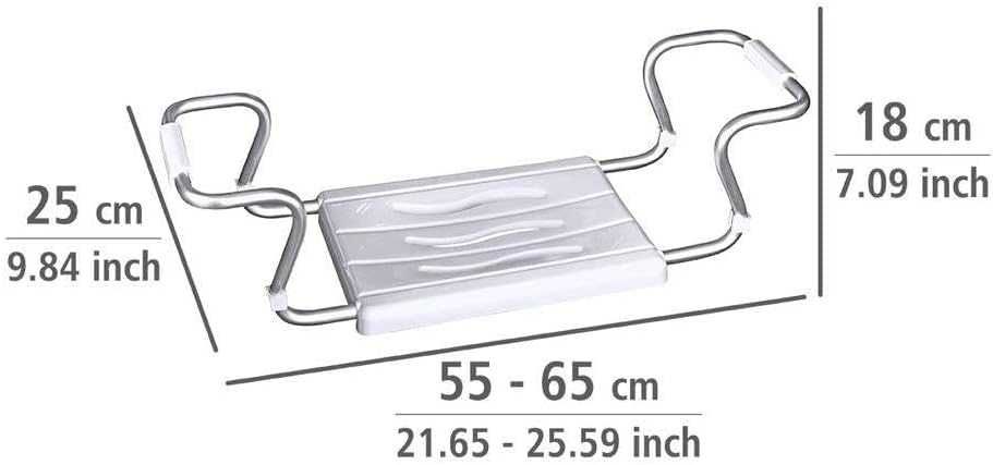 Scaun baie aluminiu, rezista pana la 150 kg |WNK 179307 Aluminiu