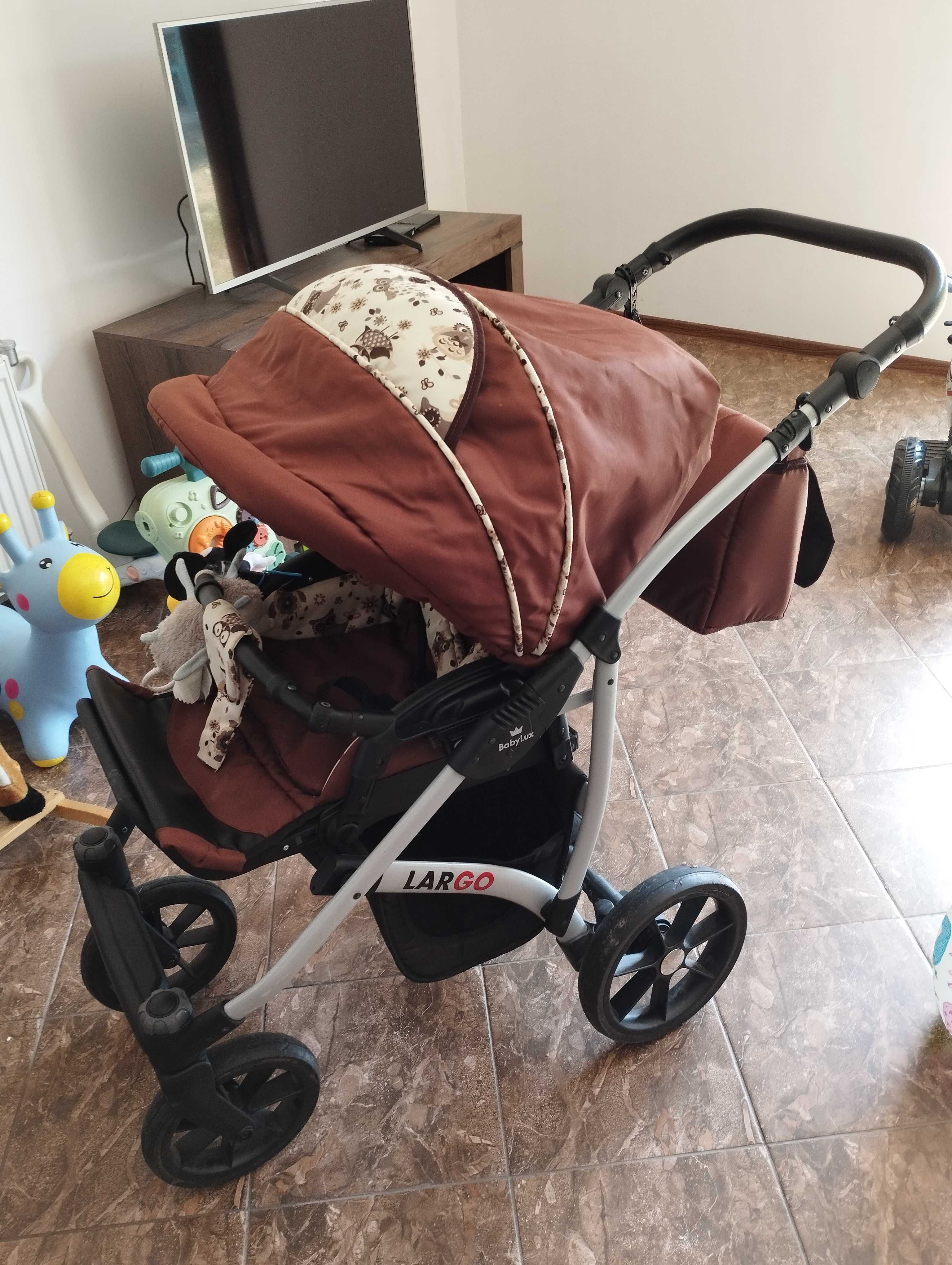 Детска количка 3 в 1 на Babylux с чисто нов зимен кош