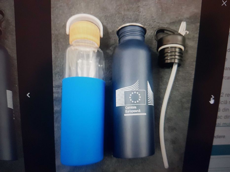 Vand Set 2 Sticle reutilizabile pentru apa