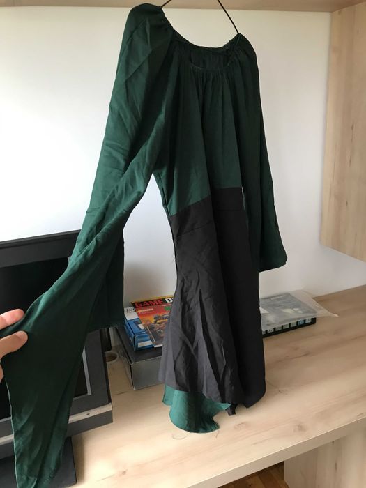 Rochie verde Tauriel din Stăpânul Inelelor Halloween Recuzită teatru