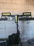 Stand cu lumini laser si stroboscope