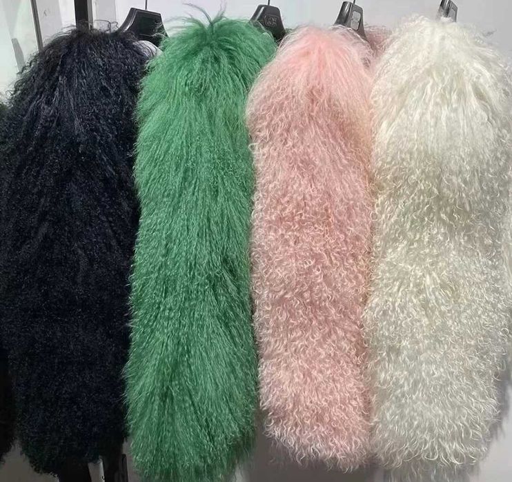 палто ЛАМА естествена кожа*с/м