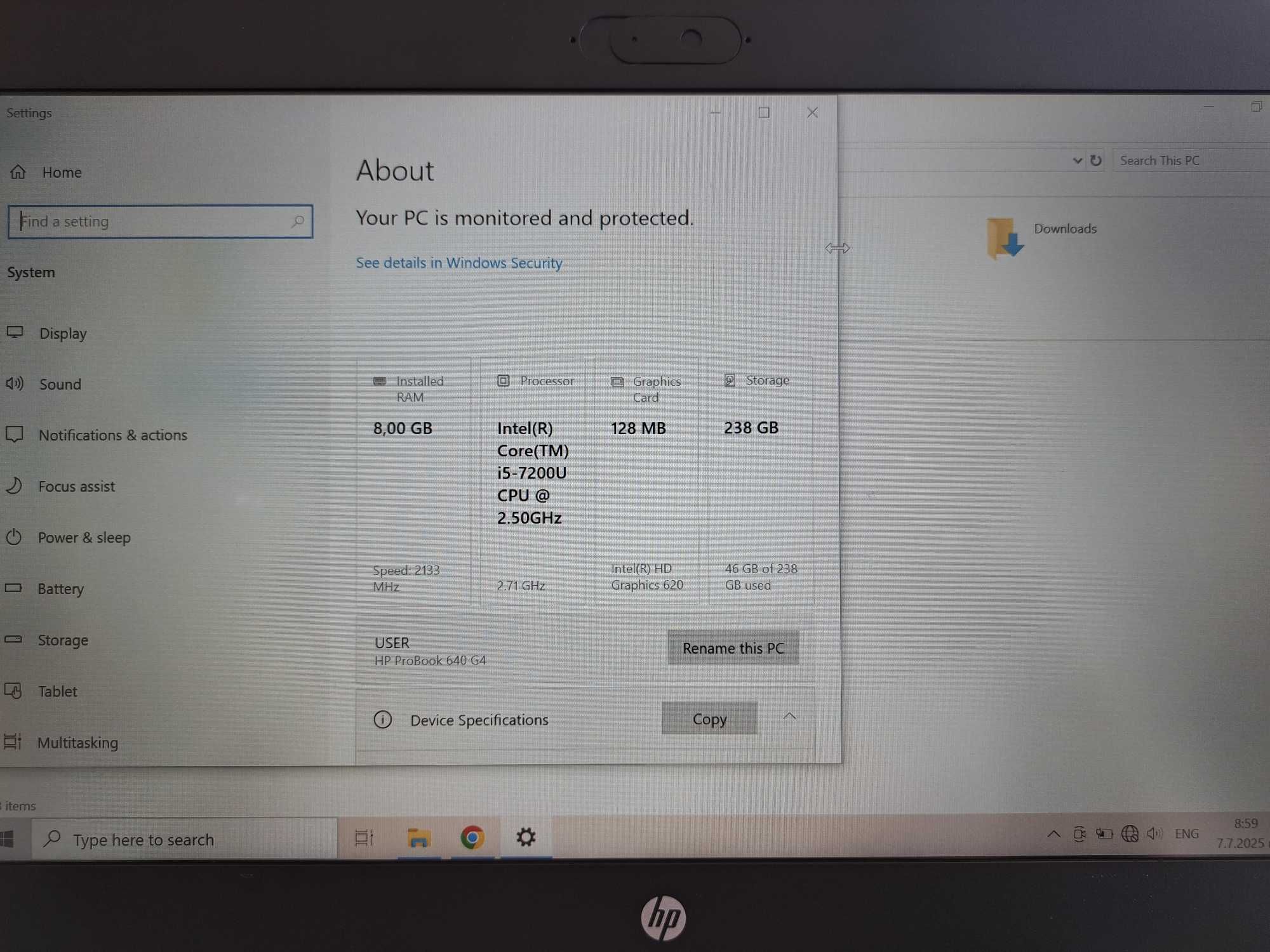 Лаптоп HP Probook 640 G4