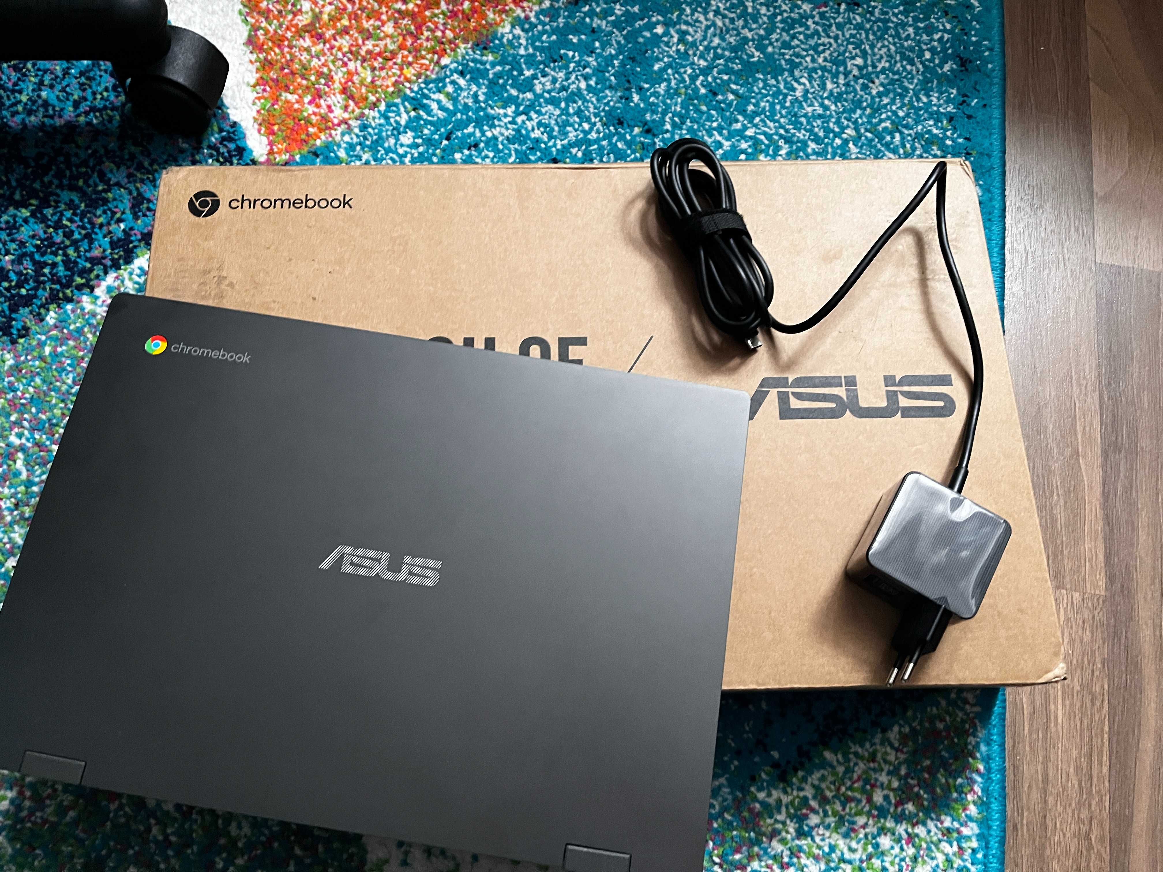 Laptop Asus CM1402CM2 nou la cutie incarcator type C full hd , 6 ore