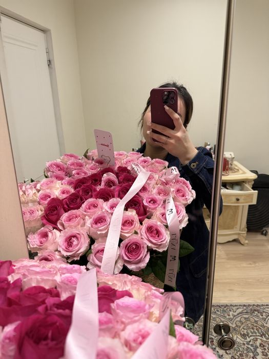 Цветы буква,свежий,61 штук