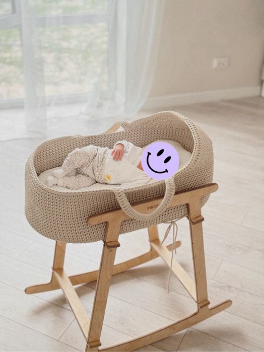 Люлька-качалка ручной  работы 0-6 мес