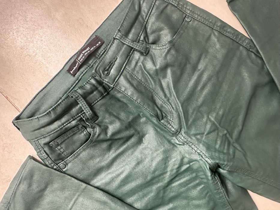 Pantaloni Latex Verde
