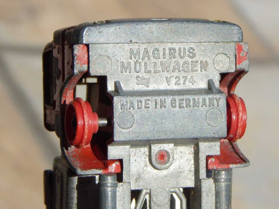 Macheta gunoiera Magirus-Deutz Mullwagen Siku 1:50 1972 V274