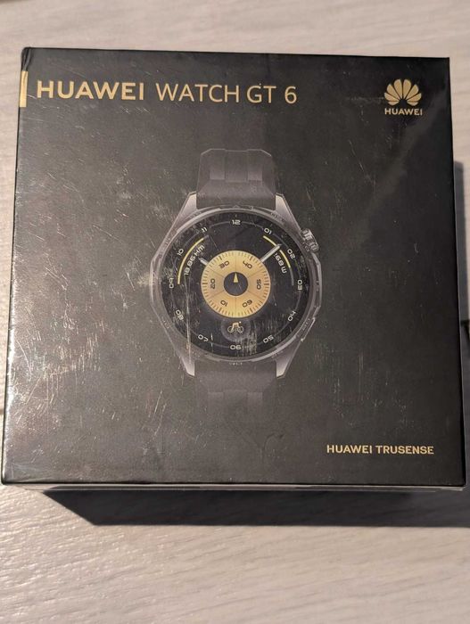 Smartwatch Huawei Watch GT 6, 46MM, Black Stainless Steel Case