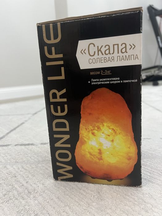Лампа из гималайской соли