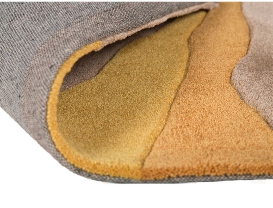 Covor Infinite Splinter Ochre, Flair Rugs, 160X220 cm, 100% poliester,