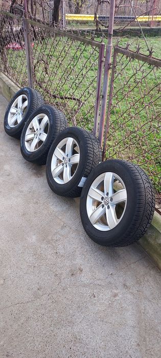 Jante r17 cu anvelope 215/65/r17 vw tiguan