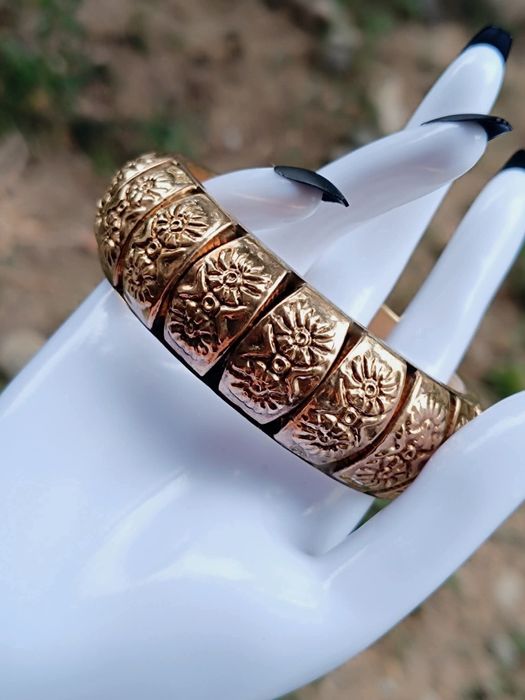 Veche bratara fixa din alama