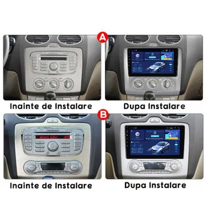 Navigatie, 4GB RAM/64GB ROM, Ford Focus 2 AC, Android 14