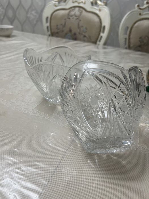 Хрусталь салатница и конфетница