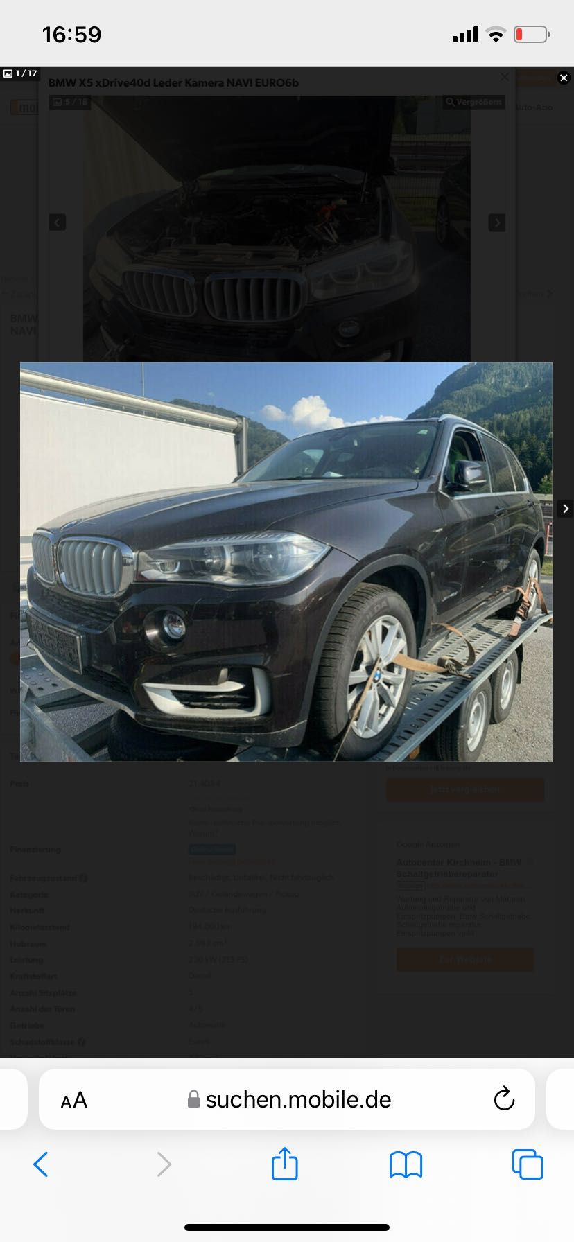 Bmw x5 f15 на части