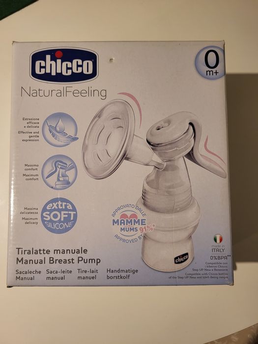 Pompă de sân Chicco "Step Up" cu clapetă și reductor NOUA