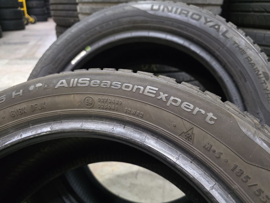 2бр Всесезонни гуми 185 55 15 - Uniroyal