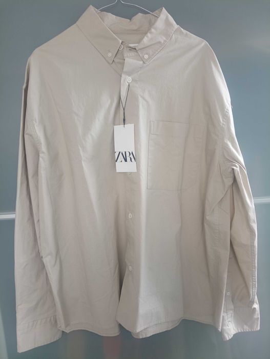 Бежова риза ZARA