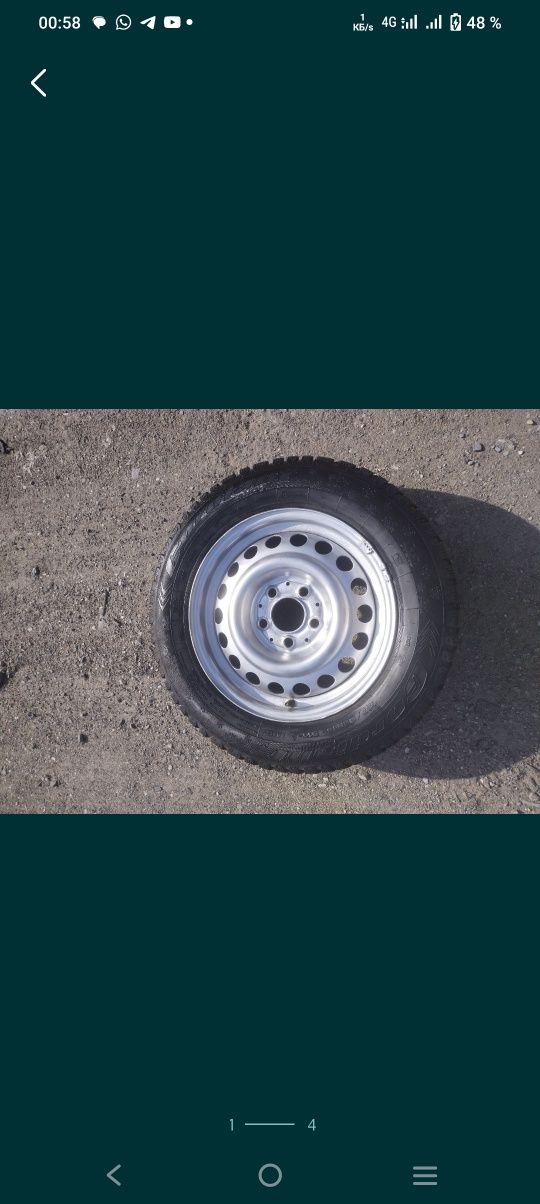 Диск с резиной R15 (мерс 124)