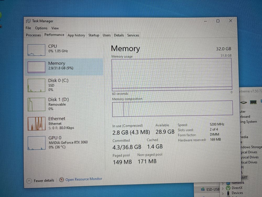 PC Gaming i5-12400 RTX3060 12GB 32GB DDR5 1TB SSD AIO 360