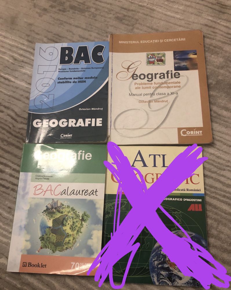 Cărți geografie și Atlas Geografic