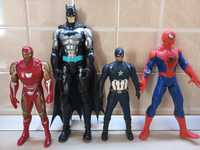 Set figurine super  eroi, Spiderman, Batman, Captain America, Ironman