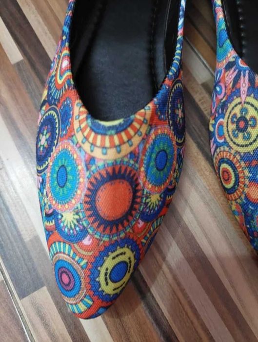 Pantofi casual motiv oriental 38
