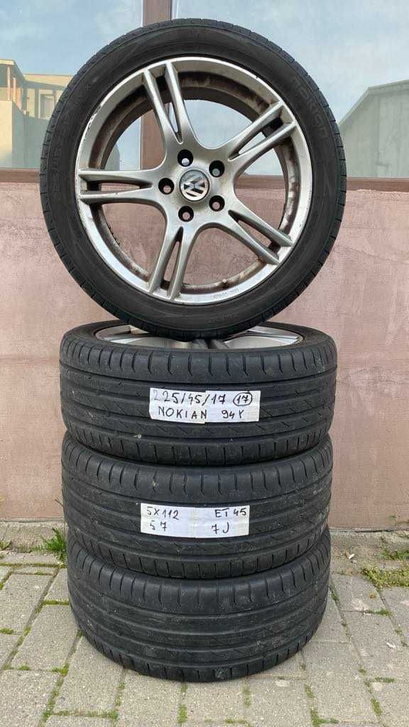 jante alu  vw golf 7 passat  jetta 5x112 anv VARA 225 45 17