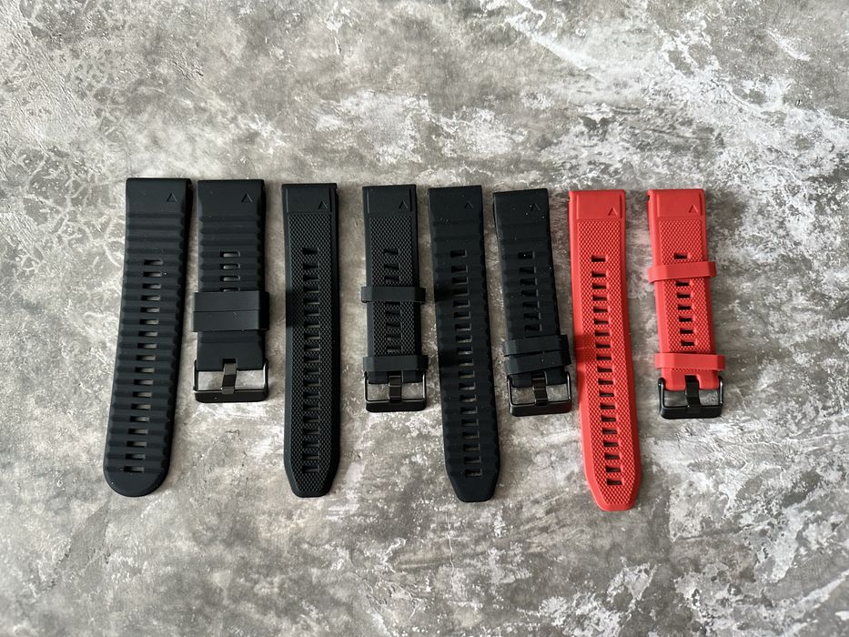Ремешки каучуковые, кожаные, нейлон, обычные 18-22 мм, Garmin 22-24 мм