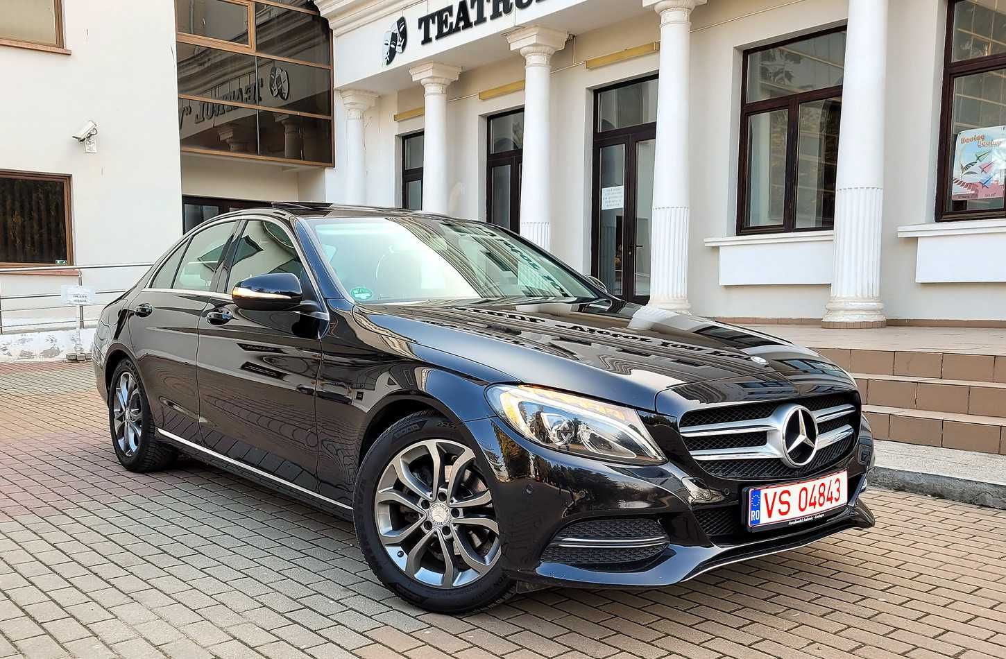 Mercedes C200d, 2015, AVANGARDE/ Bi-Xenon/ Piele/ Navigatie/ Trapa