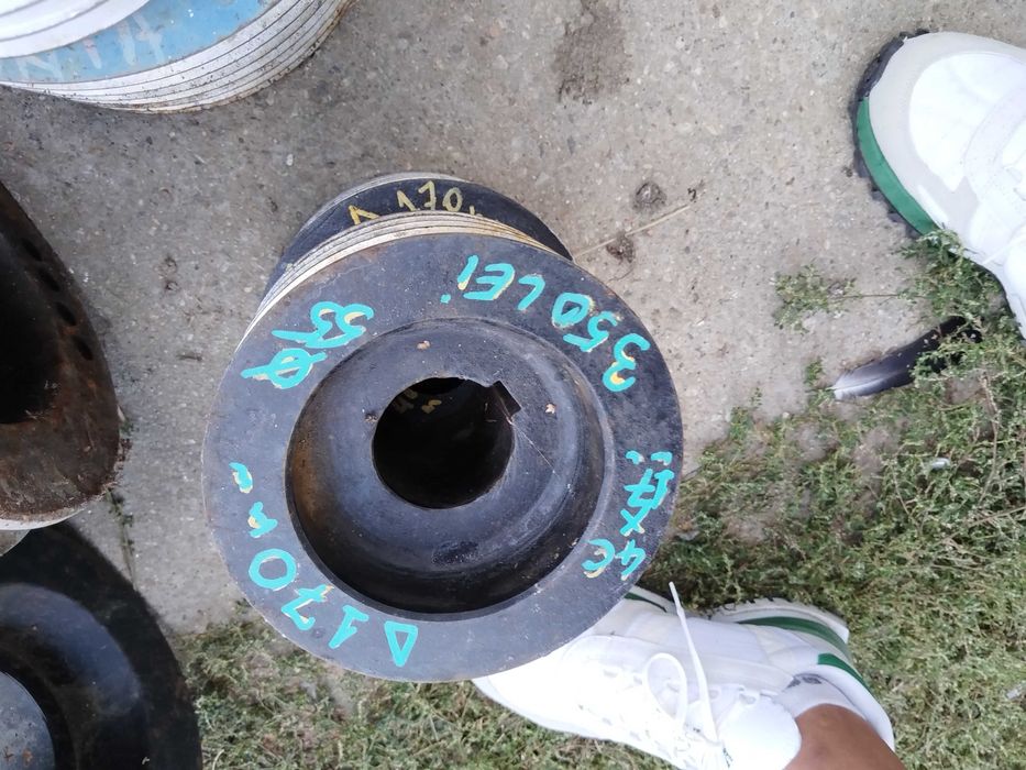 Fulie cu 3 curele de 17 mm diametrul de 170 mm