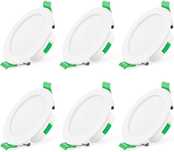 6 Броя LED Димируеми луни ALUSSO 7W бели ., 220V, IP44 регулируеми