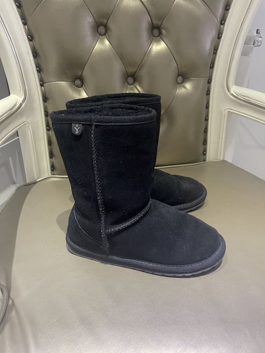 Emu ghete piele blana naturala