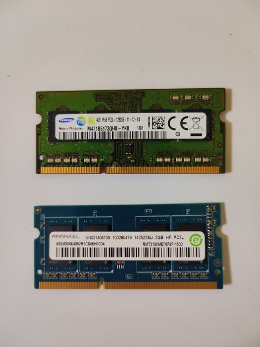ОЗУ 4 gb и 2 gb ddr3 so-dimm