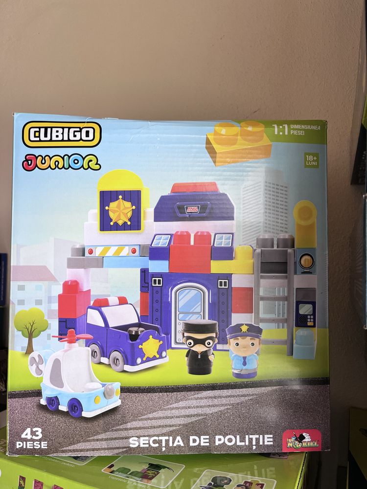 Joc de construcție secția de poliție cubigo junior