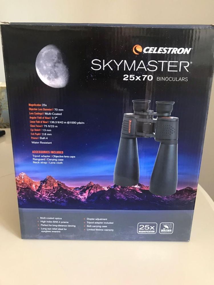 Продам Бинокль астрономический Celestron SkyMaster 25×70