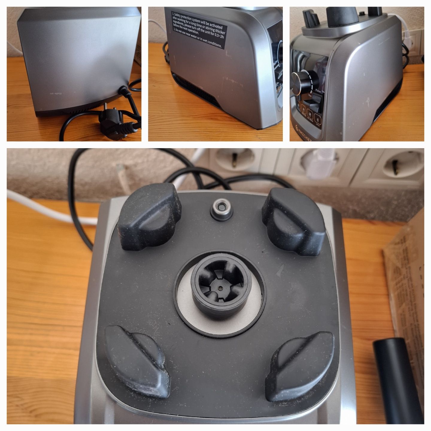 AMZCHEF wx-y10  Професионален блендер 2000W,4 пр. 8 ск. 32000 оборота.